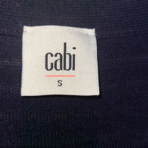 CAbi Blue Semi Semi Sheer Cardigan - Picture 6 of 6